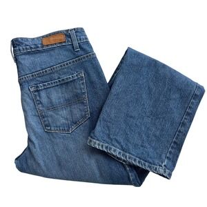 Tommy Hilfiger Women's 6 Medium Wash Blue Denim Bootcut Jeans PO384-2 Retro, Y2K